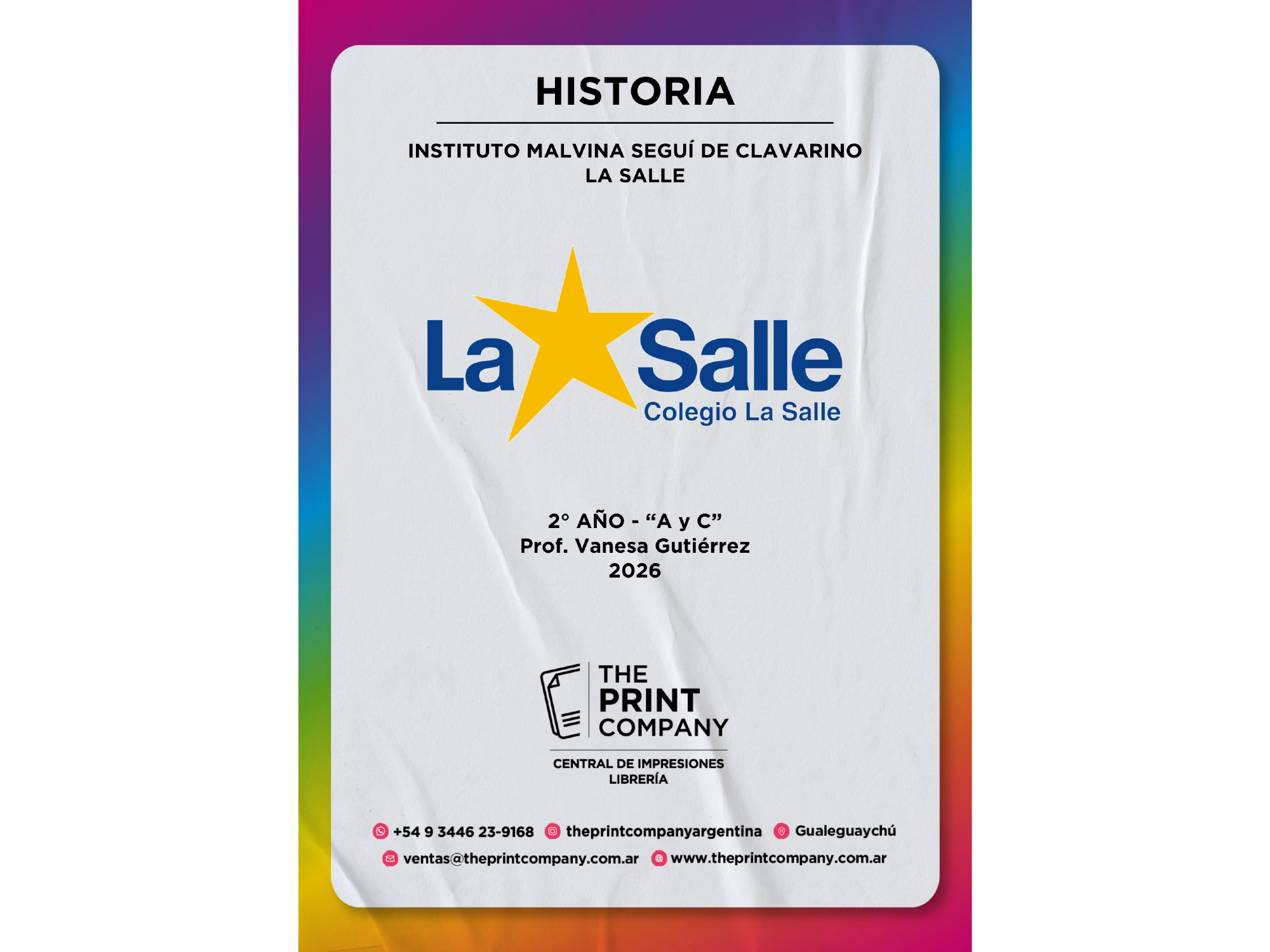 Historia - 2° AÑO - AC - (Prof. Vanesa Gutiérrez)