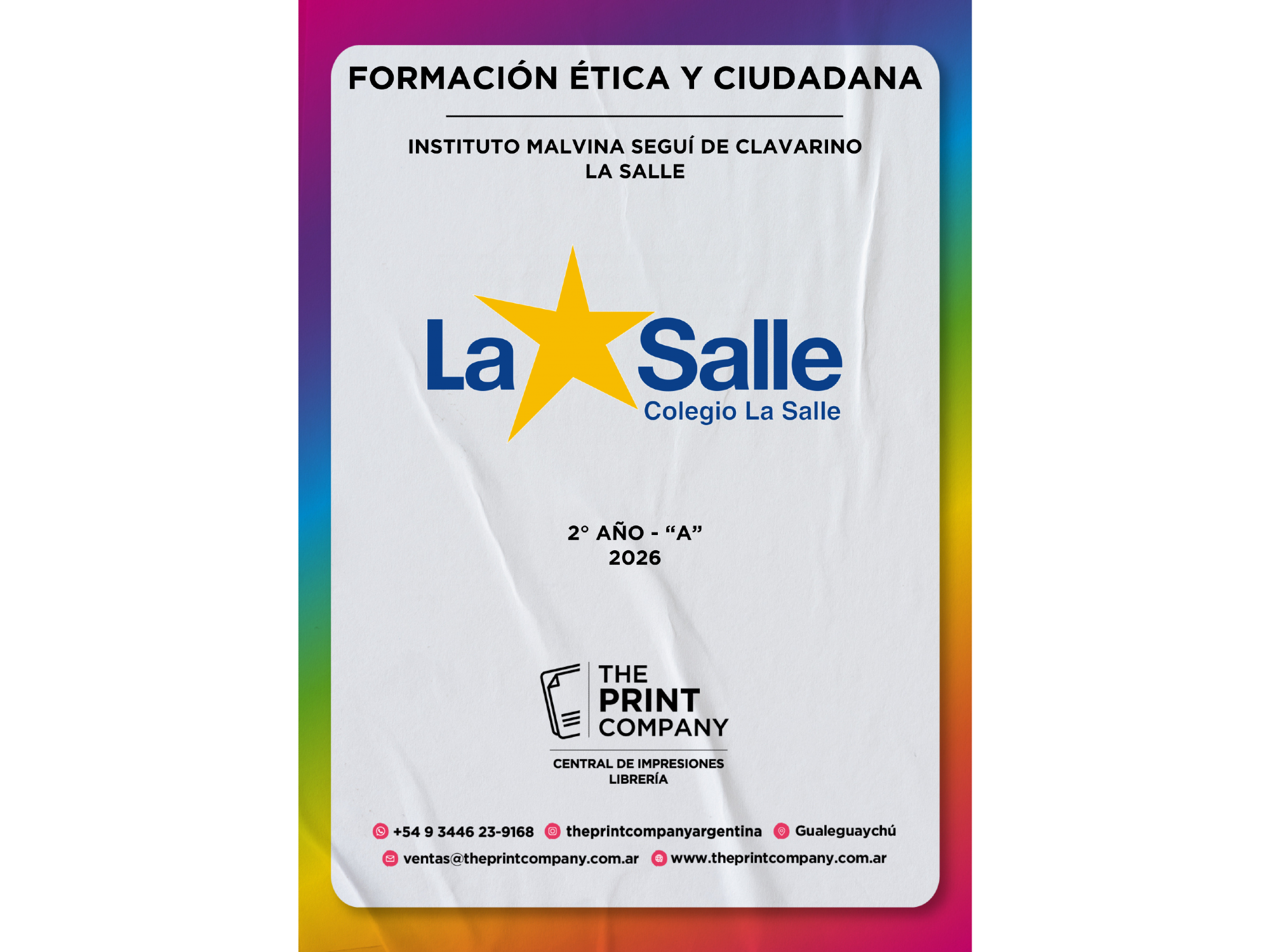 Formación Ética y Ciudadana - 2° AÑO - A