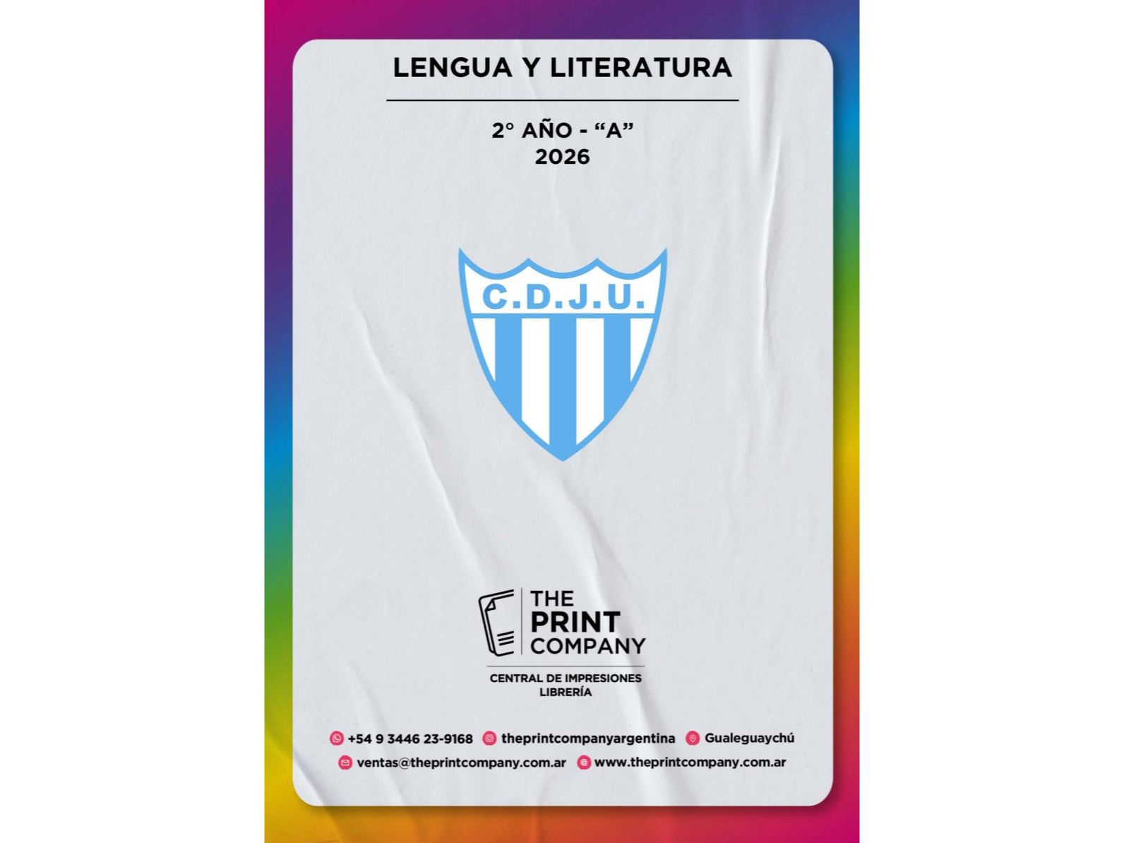 Lengua y Literatura - 2° AÑO - A