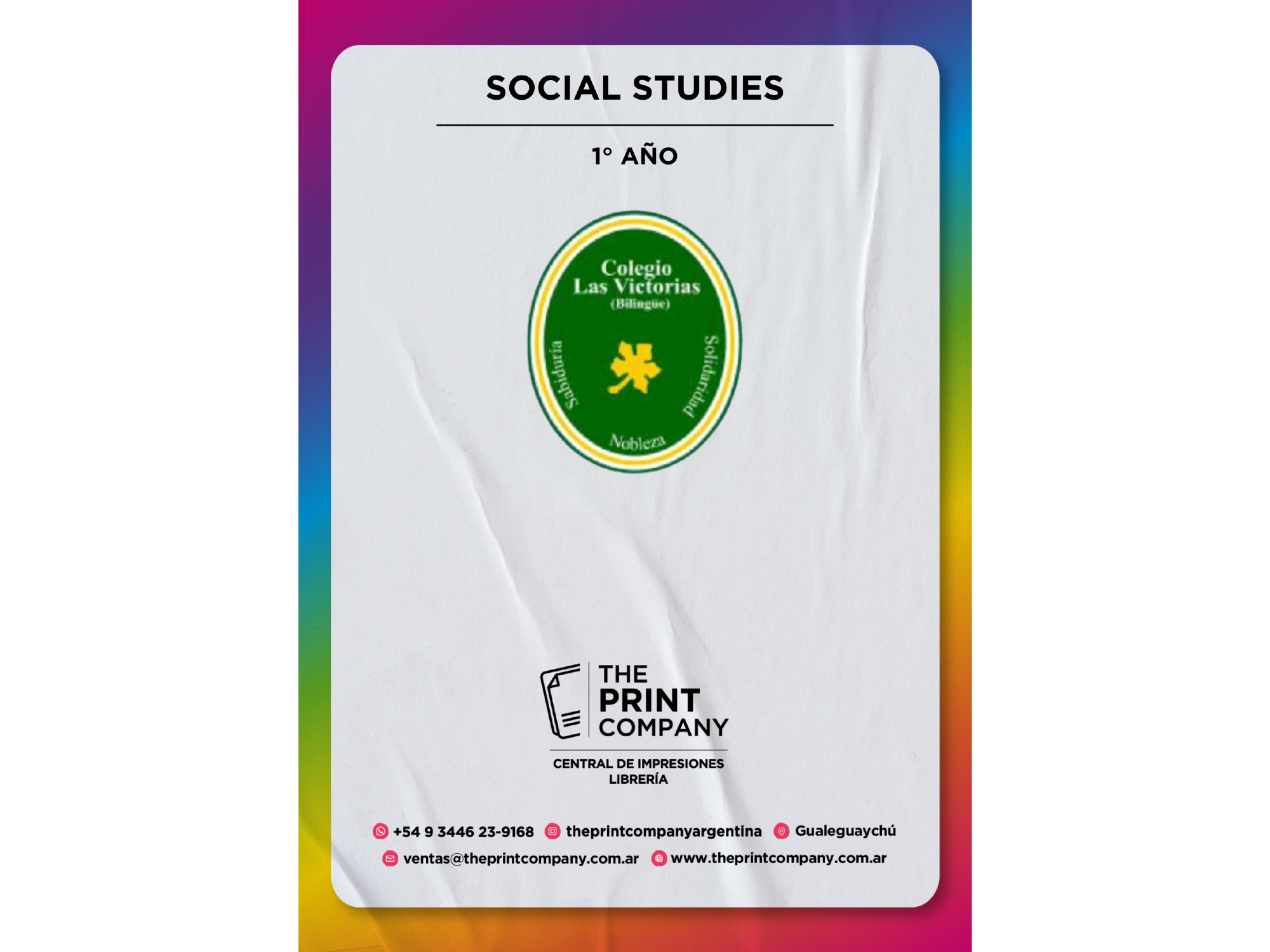 Social Studies - 1° AÑO