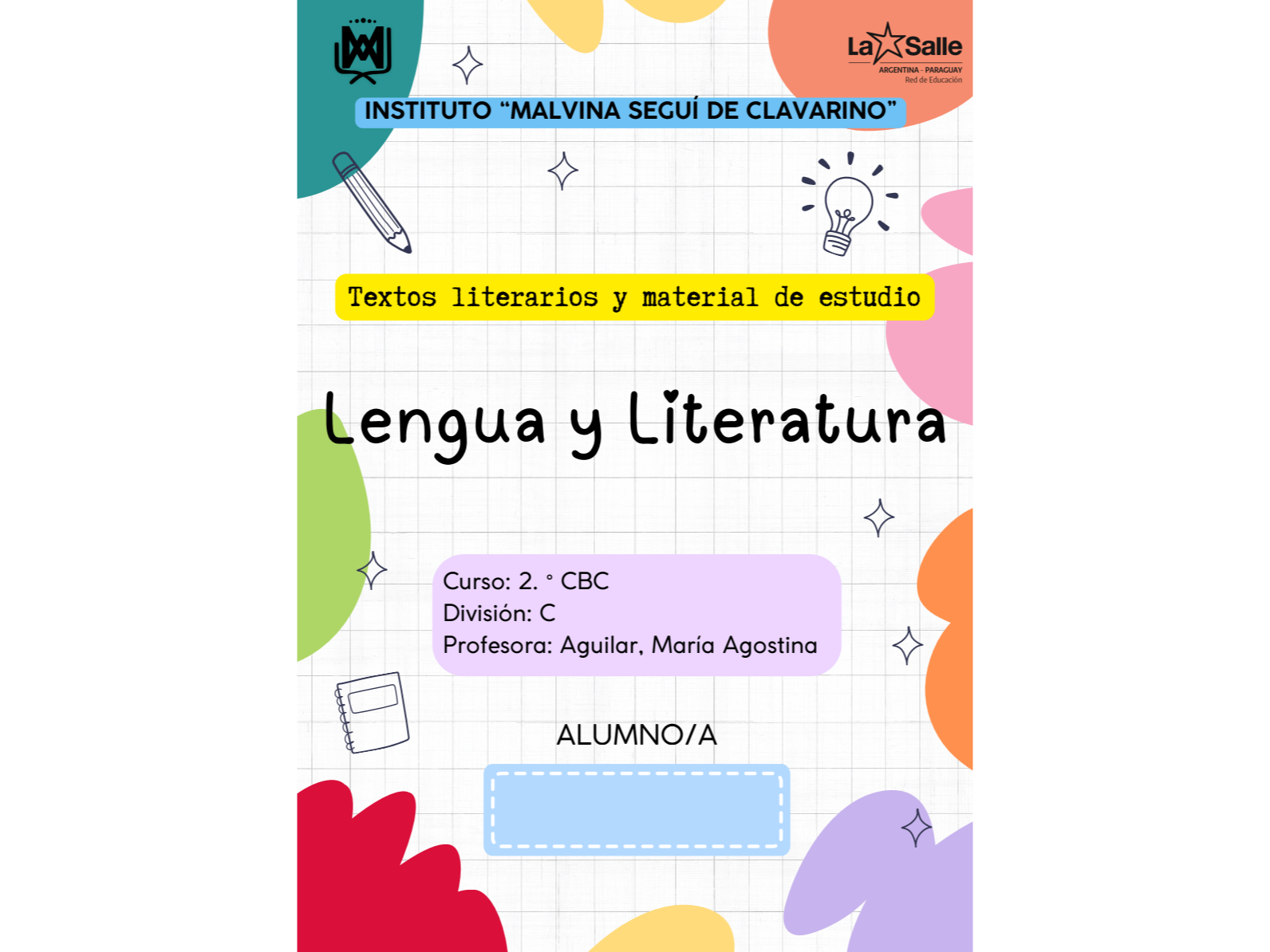 Lengua y Literatura - 2° AÑO - C