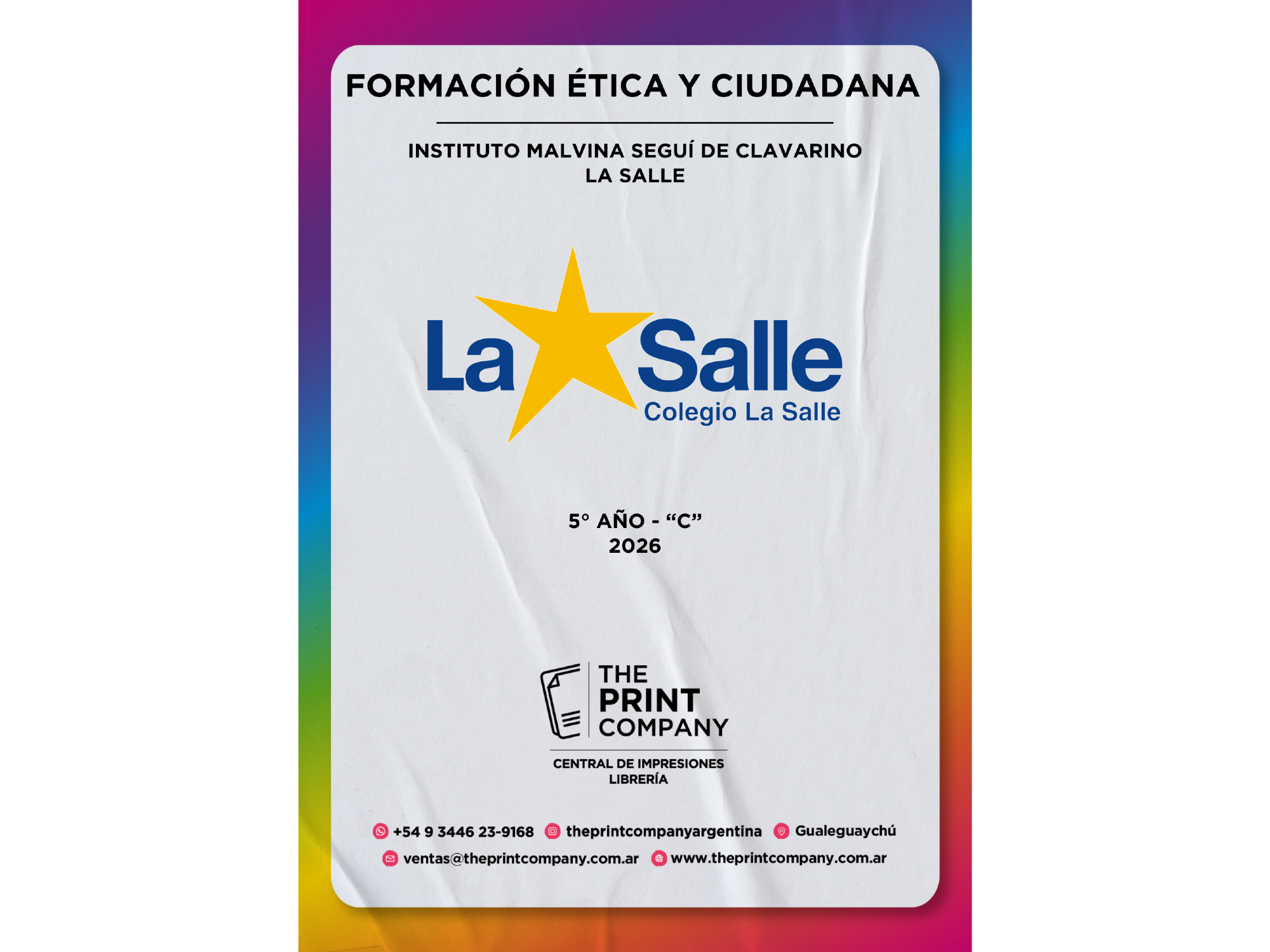 Formación Ética y Ciudadana - 5° AÑO - C - Prof. Noelia Echeverría