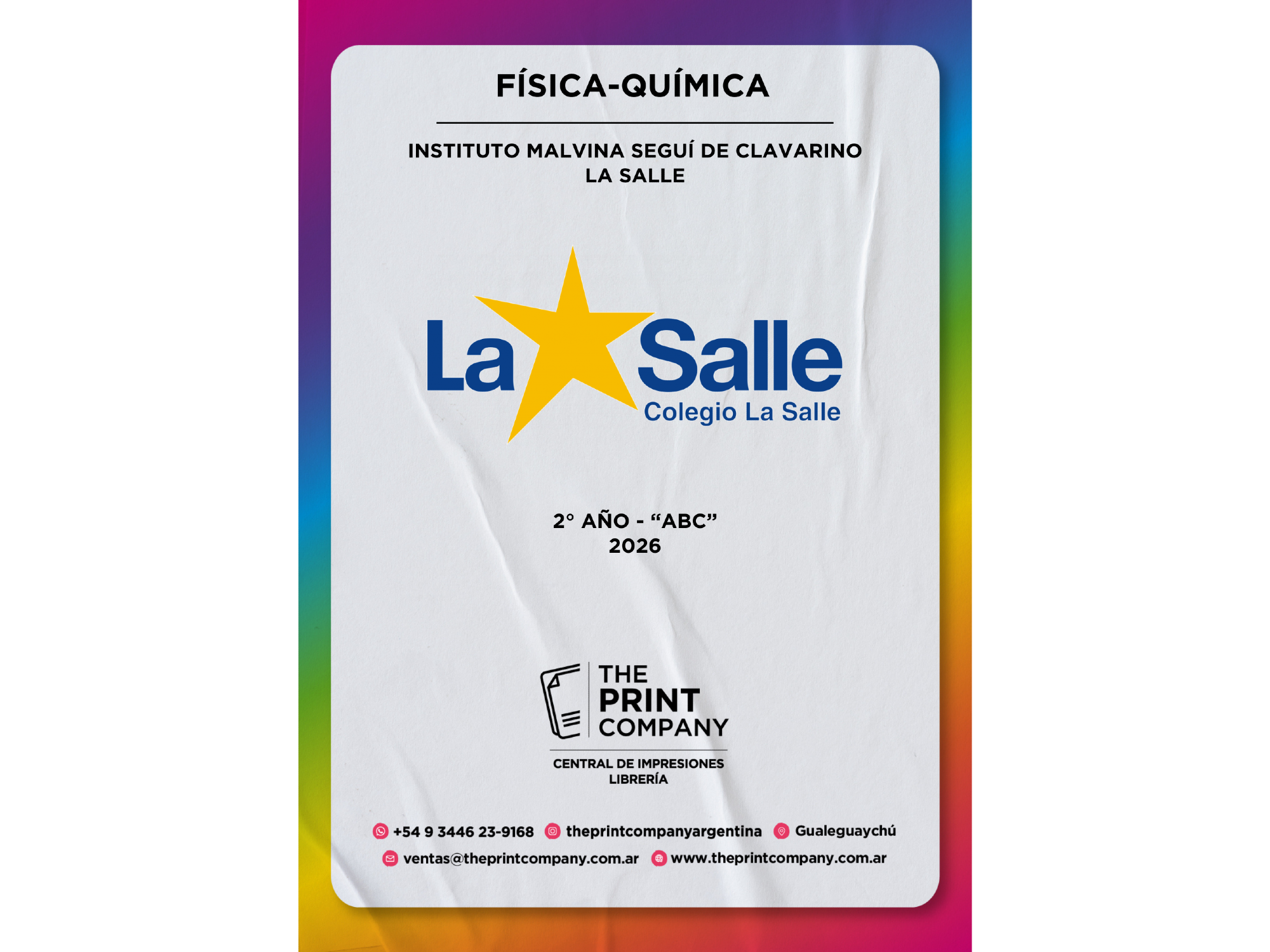 Física-Química - 2° AÑO - ABC