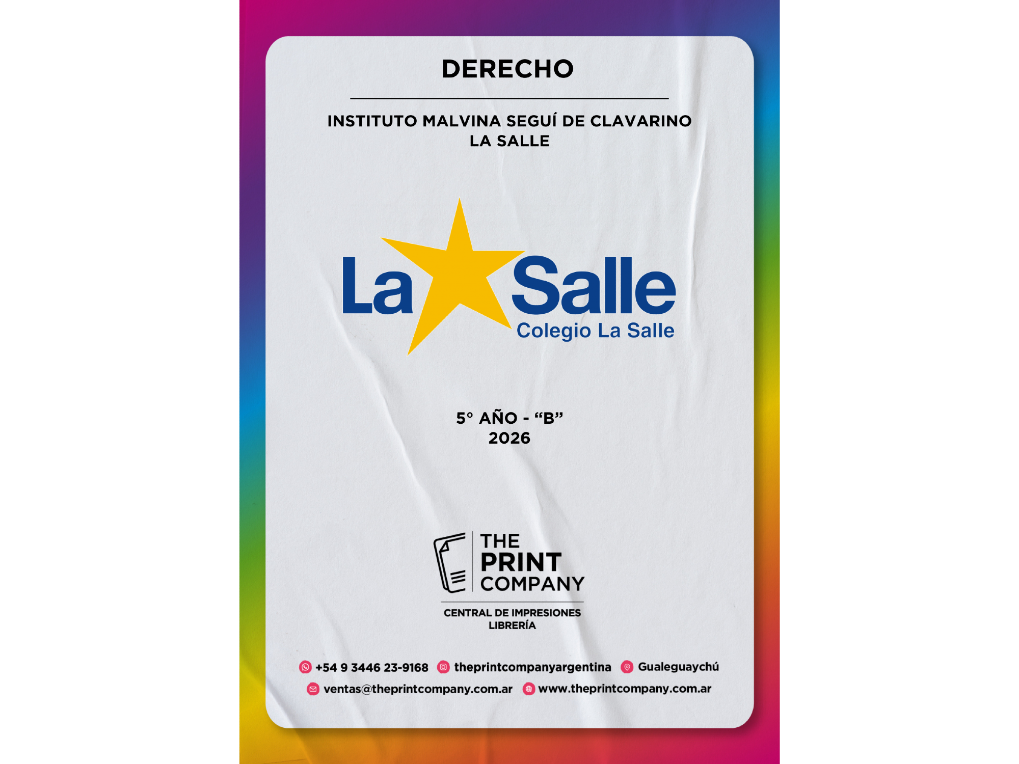 Derecho - 5° AÑO - B