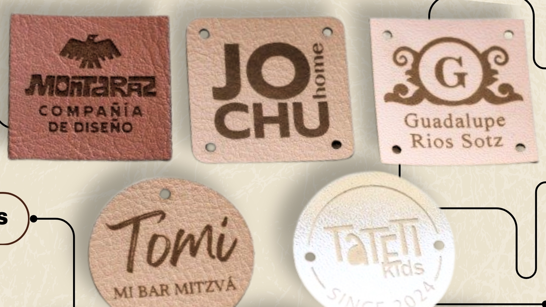 ETIQUETAS DE ECO CUERO