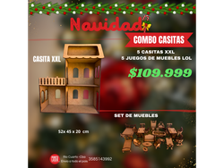 CASITA XXL X 5 UNIDADES