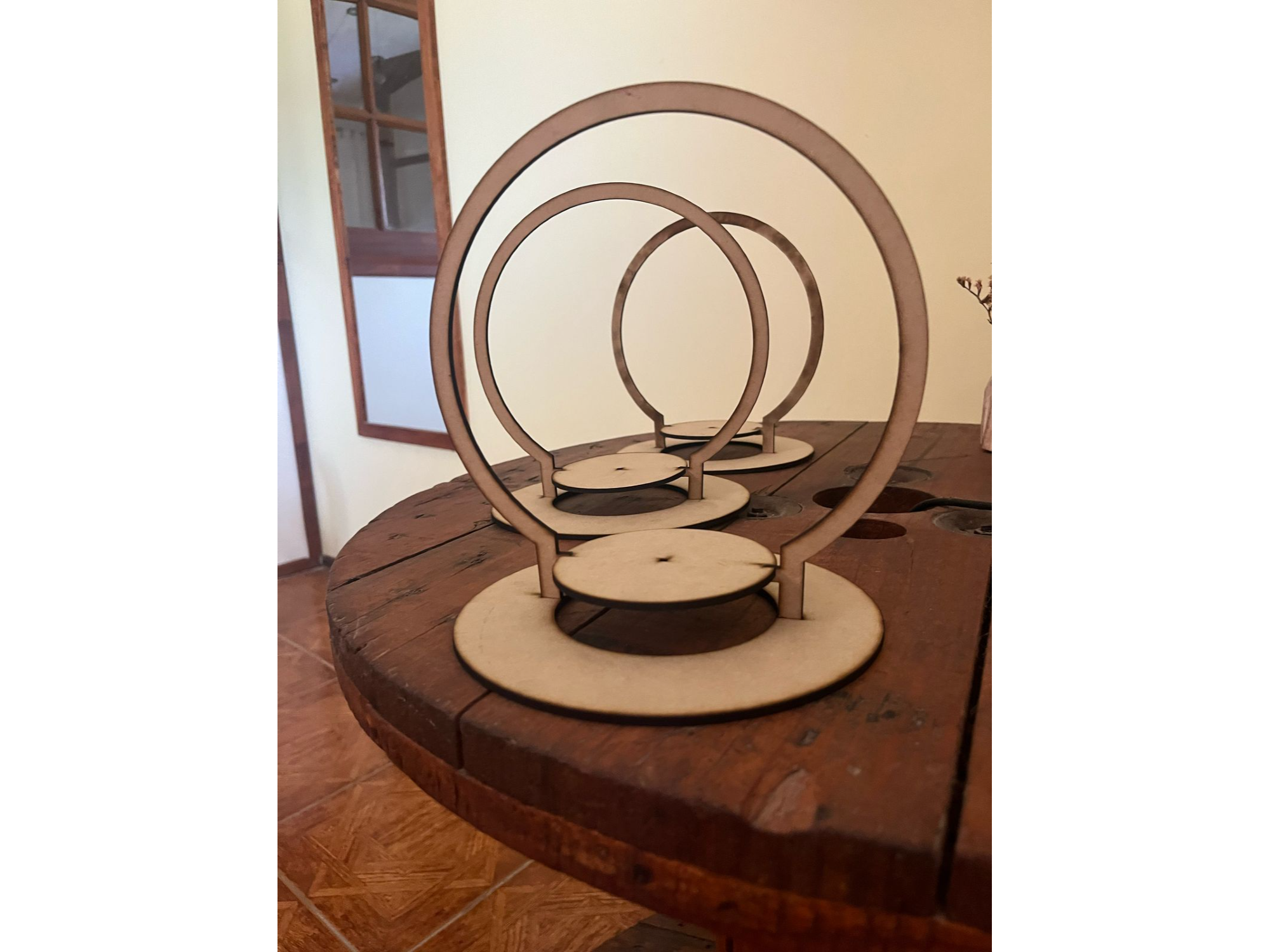 ARO CON SOPORTE 20 CM