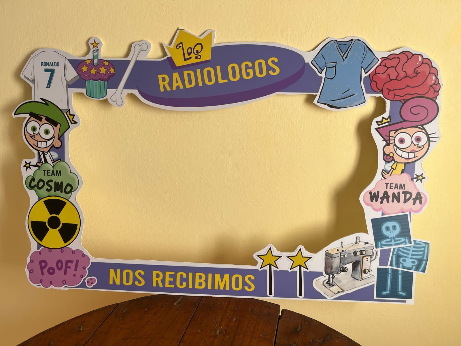 CUADRO 90  X 60 CM CORRUGADO + VINILO