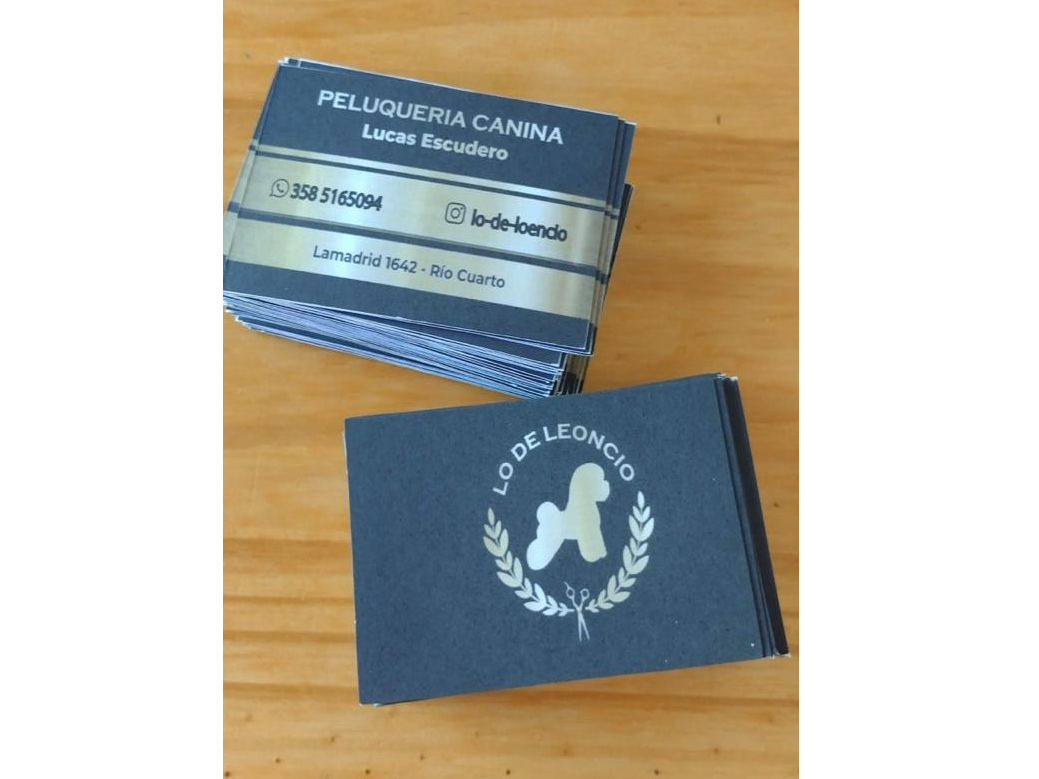 TARJETAS DOBLE FAZ (9 X 4 CM)