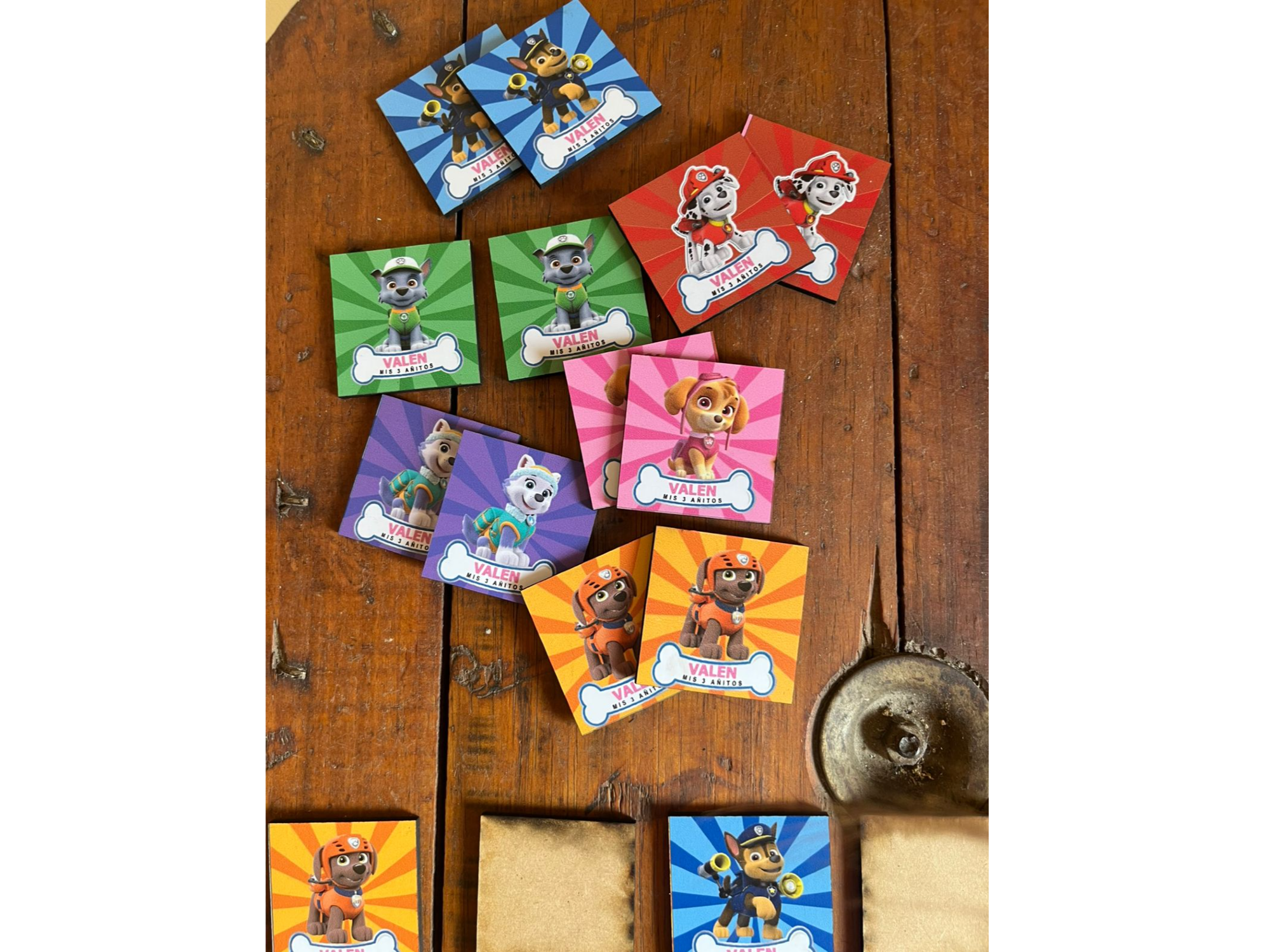 MEMO TEST DISEÑO UNICO X 24 U