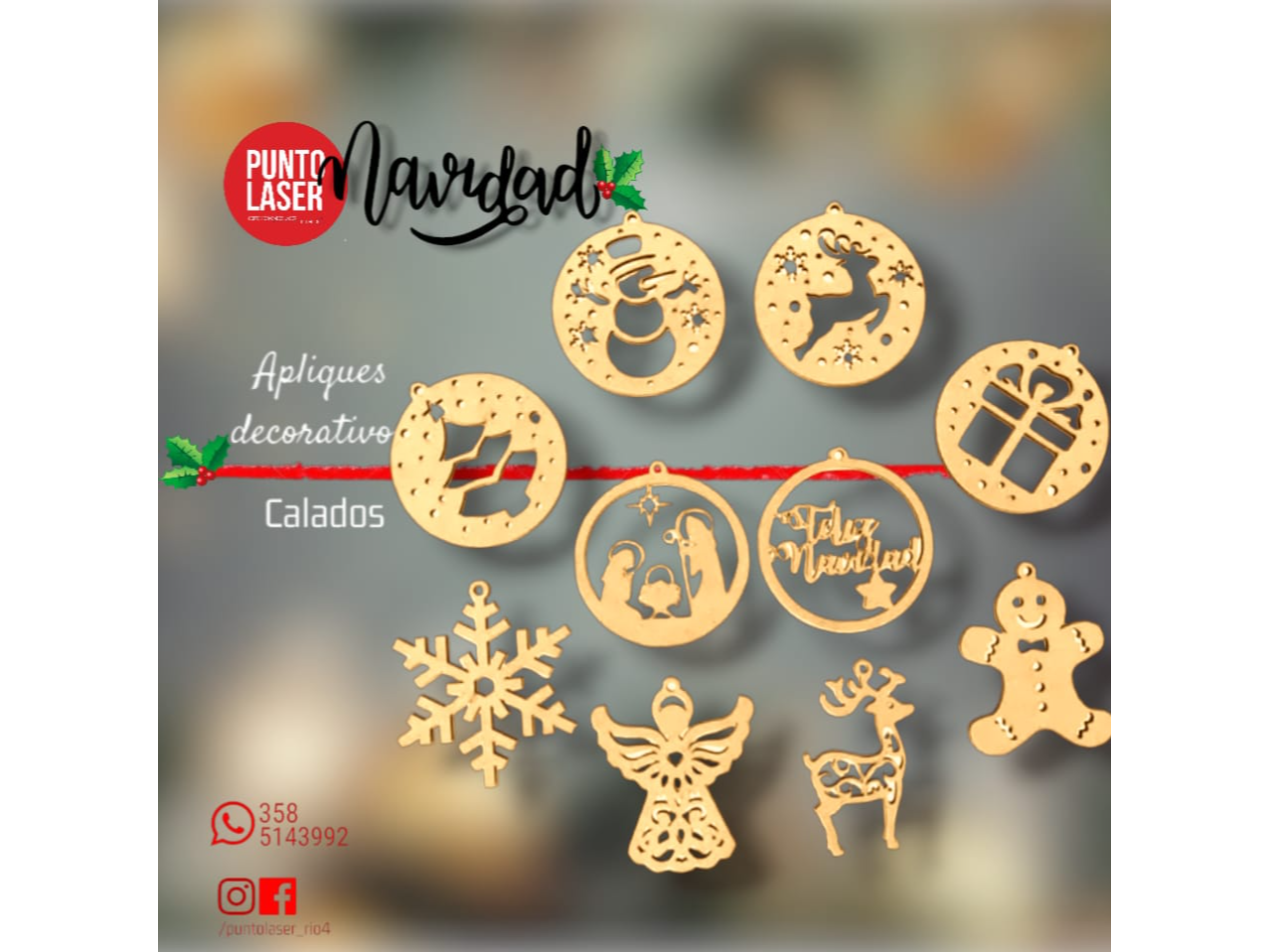 APLIQUES/ BOLITAS CALADAS VARIOS