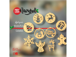 APLIQUES/ BOLITAS CALADAS VARIOS