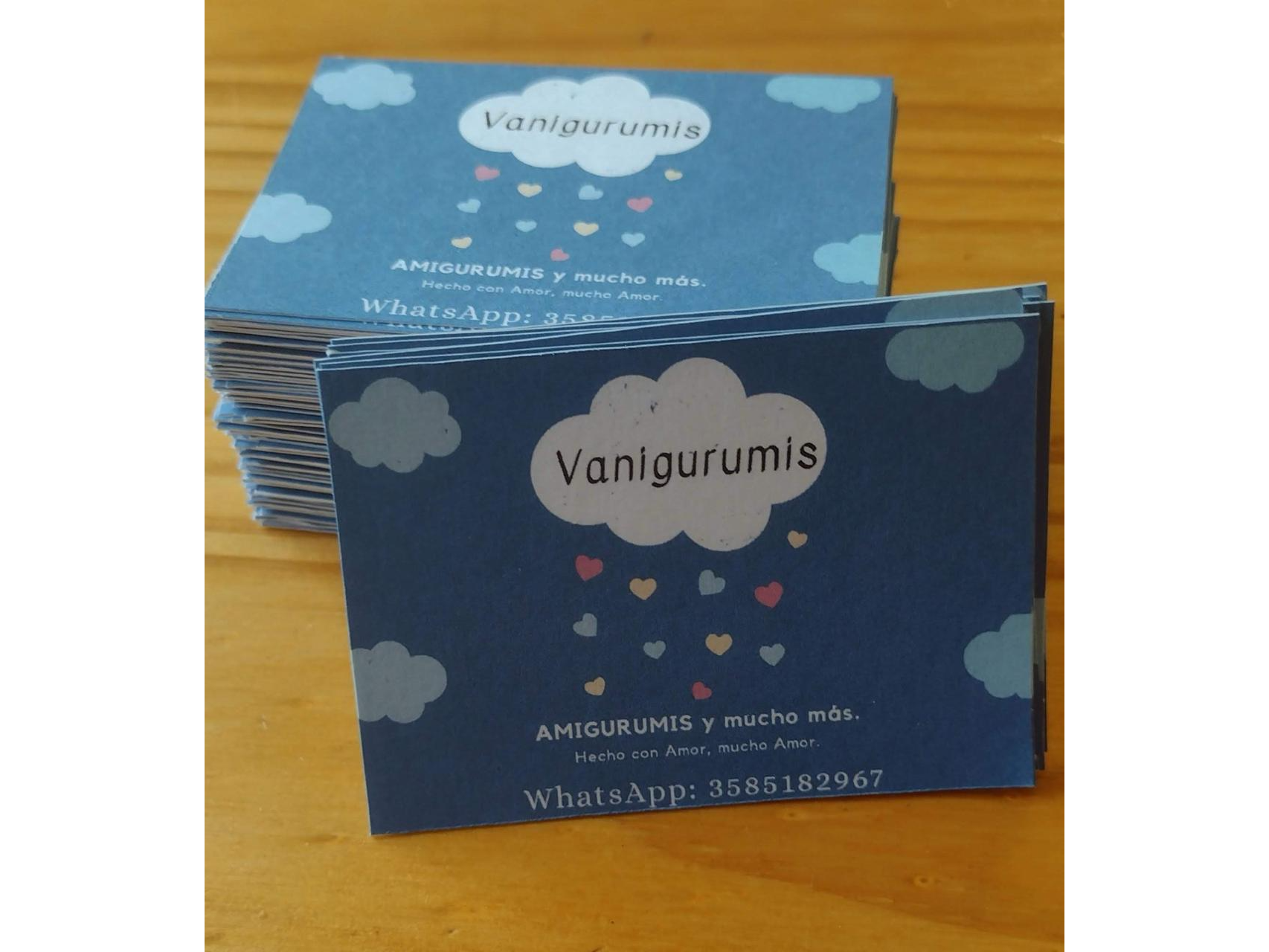 TARJETAS SIMPLES FAZ (7 X 5 CM)