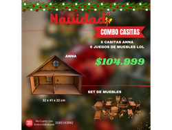 CASITA ANNA X 6 UNIDADES