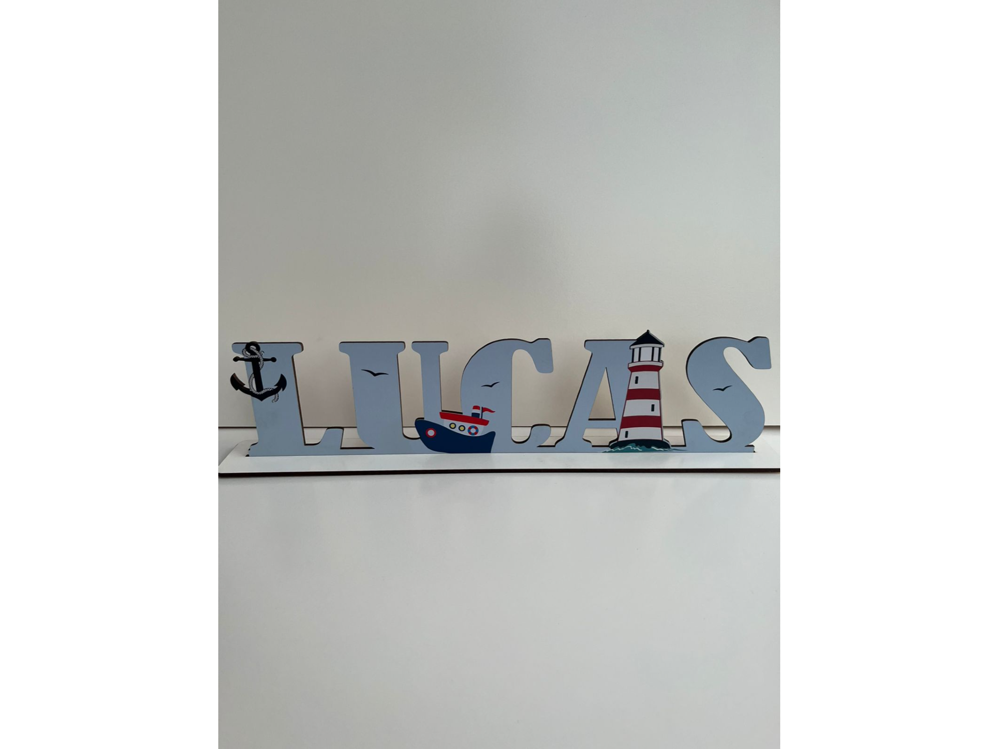 NOMBRE 40 X 10 CM MUESTRA