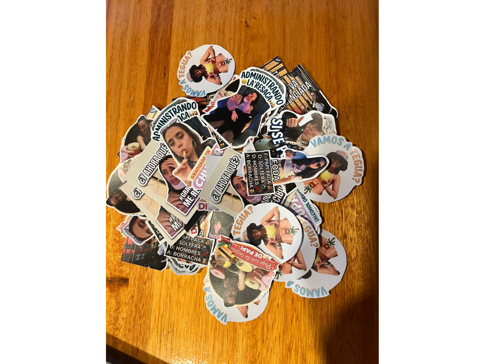 PLANCHA A3 STICKERS PERSONALIZADOS