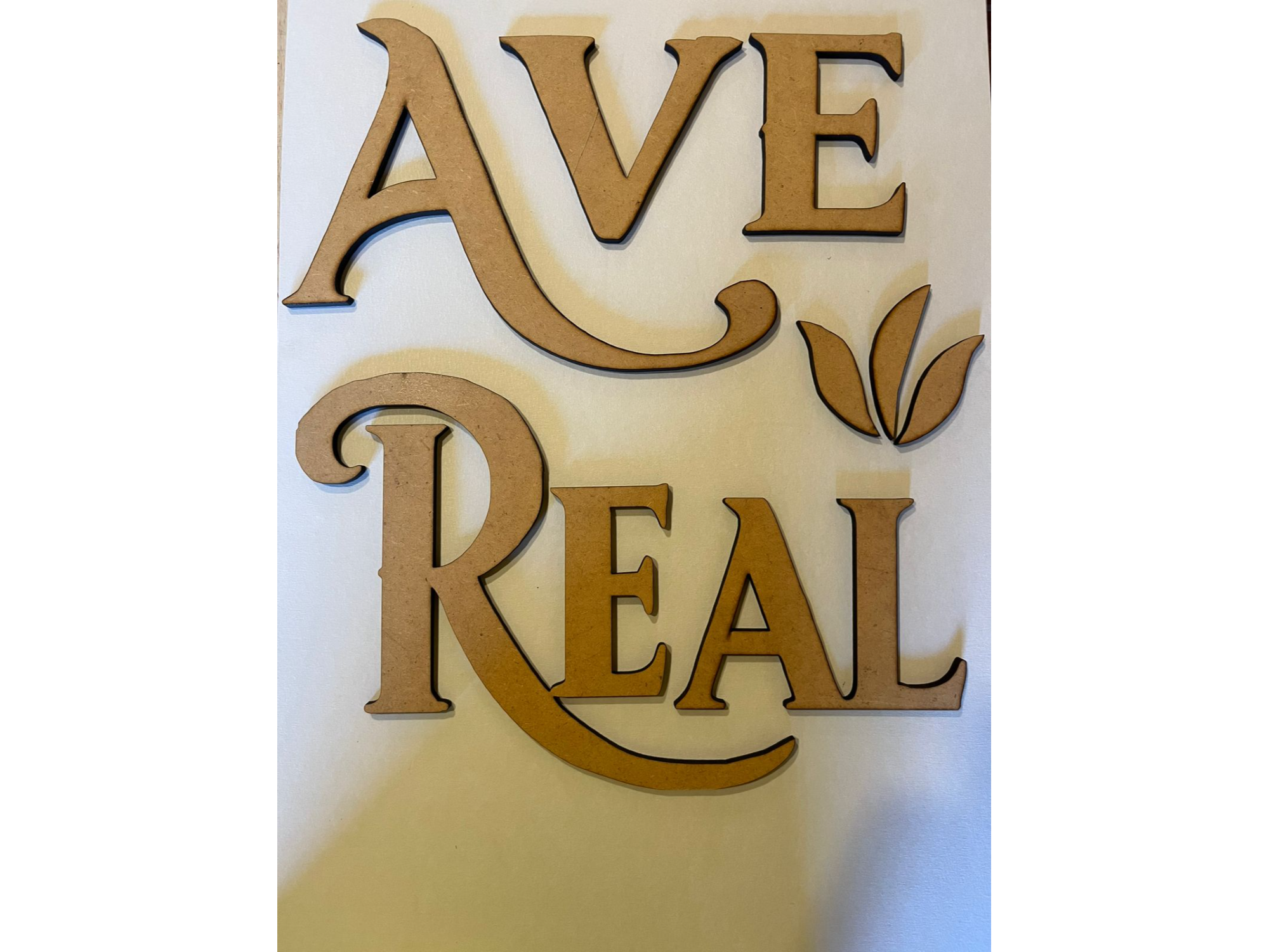 LETRAS EN MDF 5,5  O 9 MM