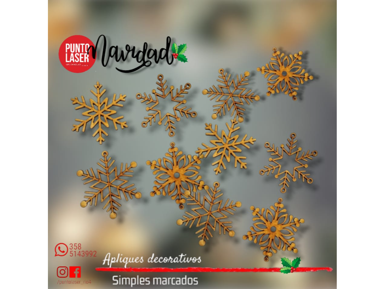 APLIQUES/ BOLITAS CALADAS COPOS