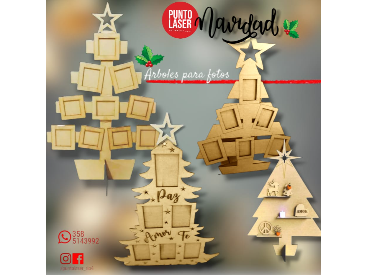 ARBOLES CON FOTOS ( VER TAMAÑOS)