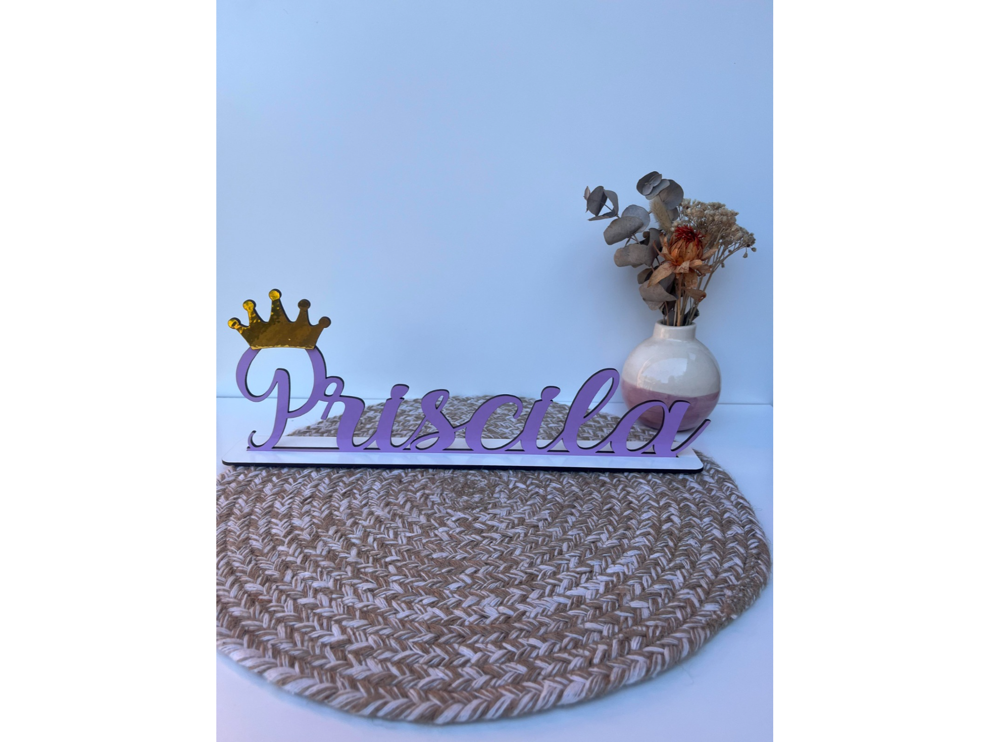 NOMBRE 40 X 10 CM MUESTRA