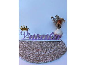 NOMBRE 40 X 10 CM MUESTRA de PUNTO LASER