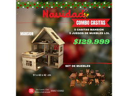 CASITA MANSION X 5 UNIDADES