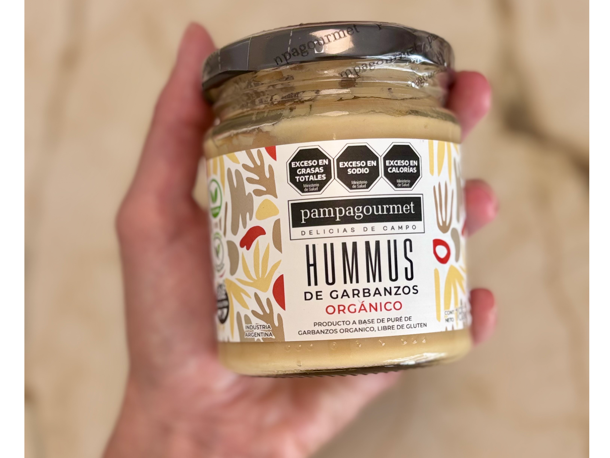 Hummus de garbanzos orgánico