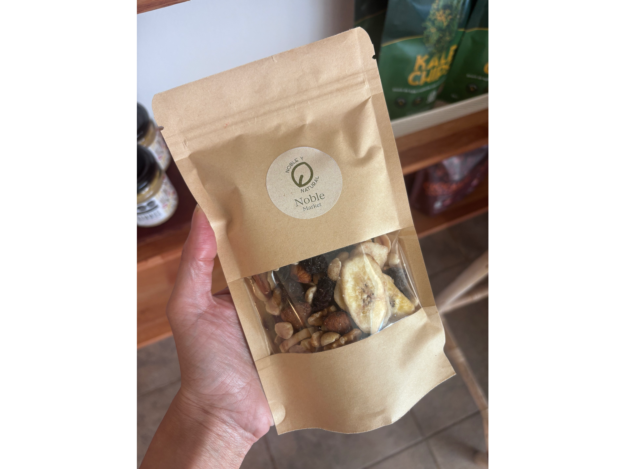 Mix de frutos secos con banana