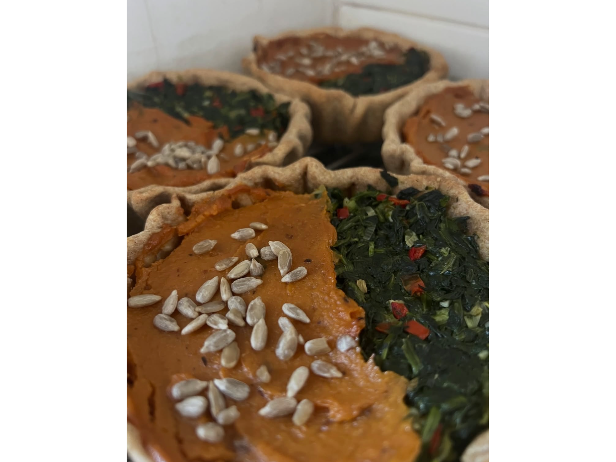 Mini tarta integral sin lácteos