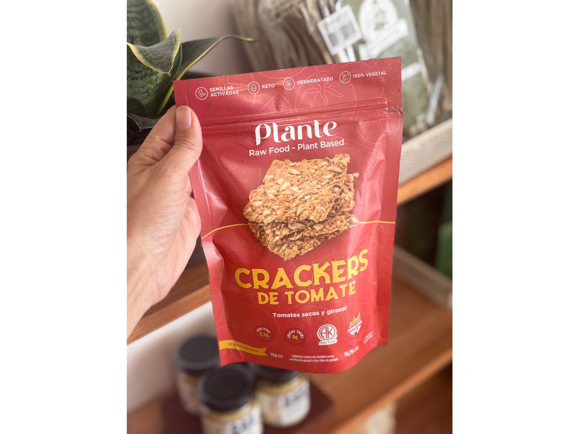 Crackers de tomate