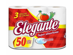 Rollo Cocina Elegante 3 unid 50 paños