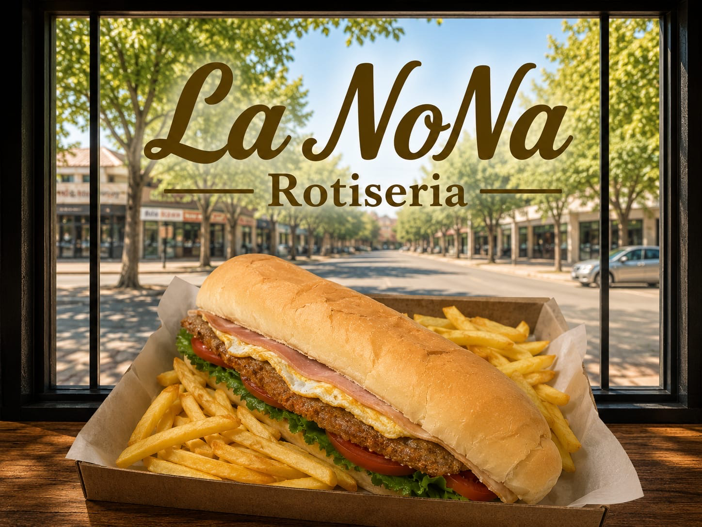 Sandwich XXL de milanesa de carne