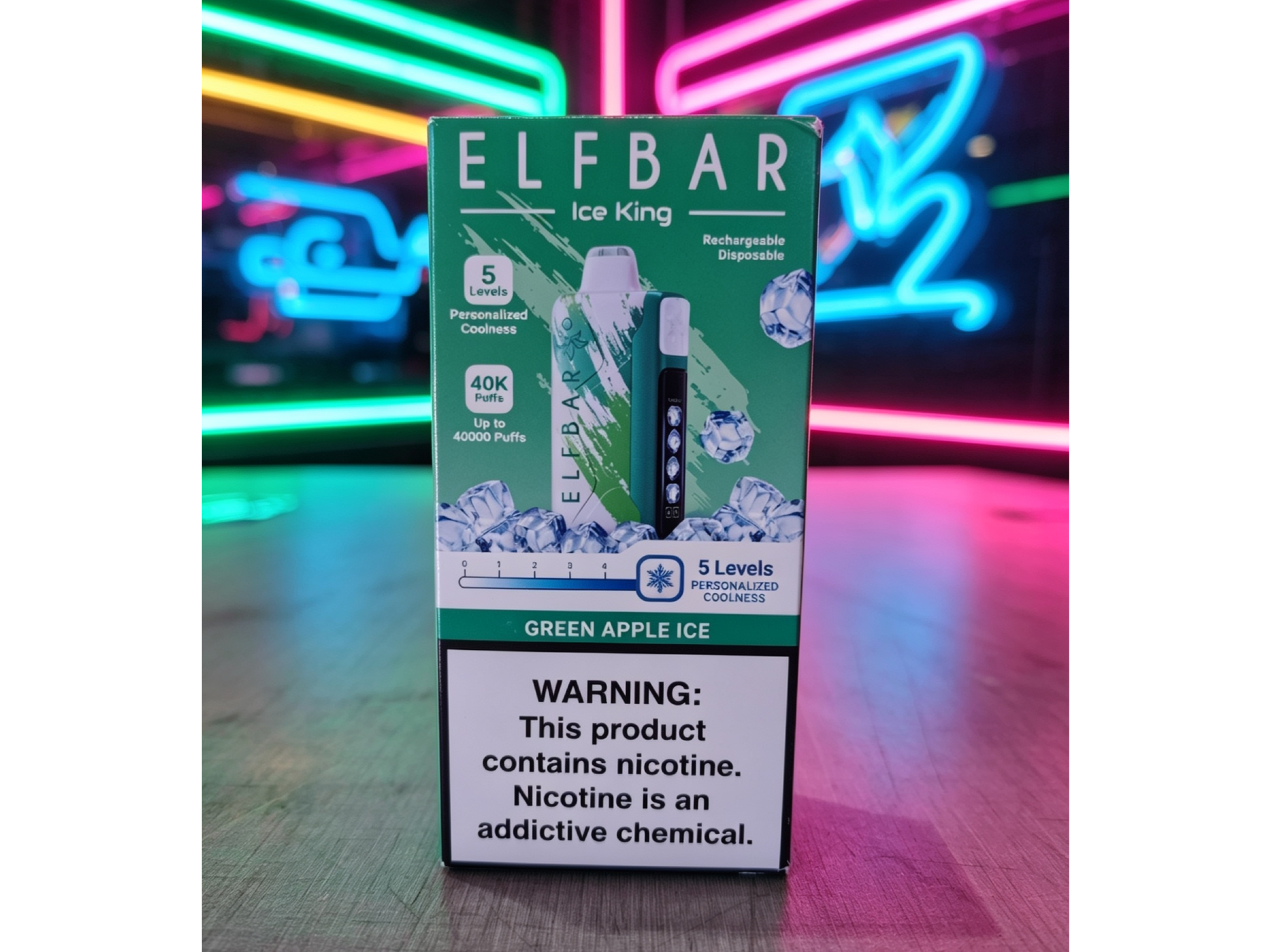 Elfbar 40k Green apple ice
