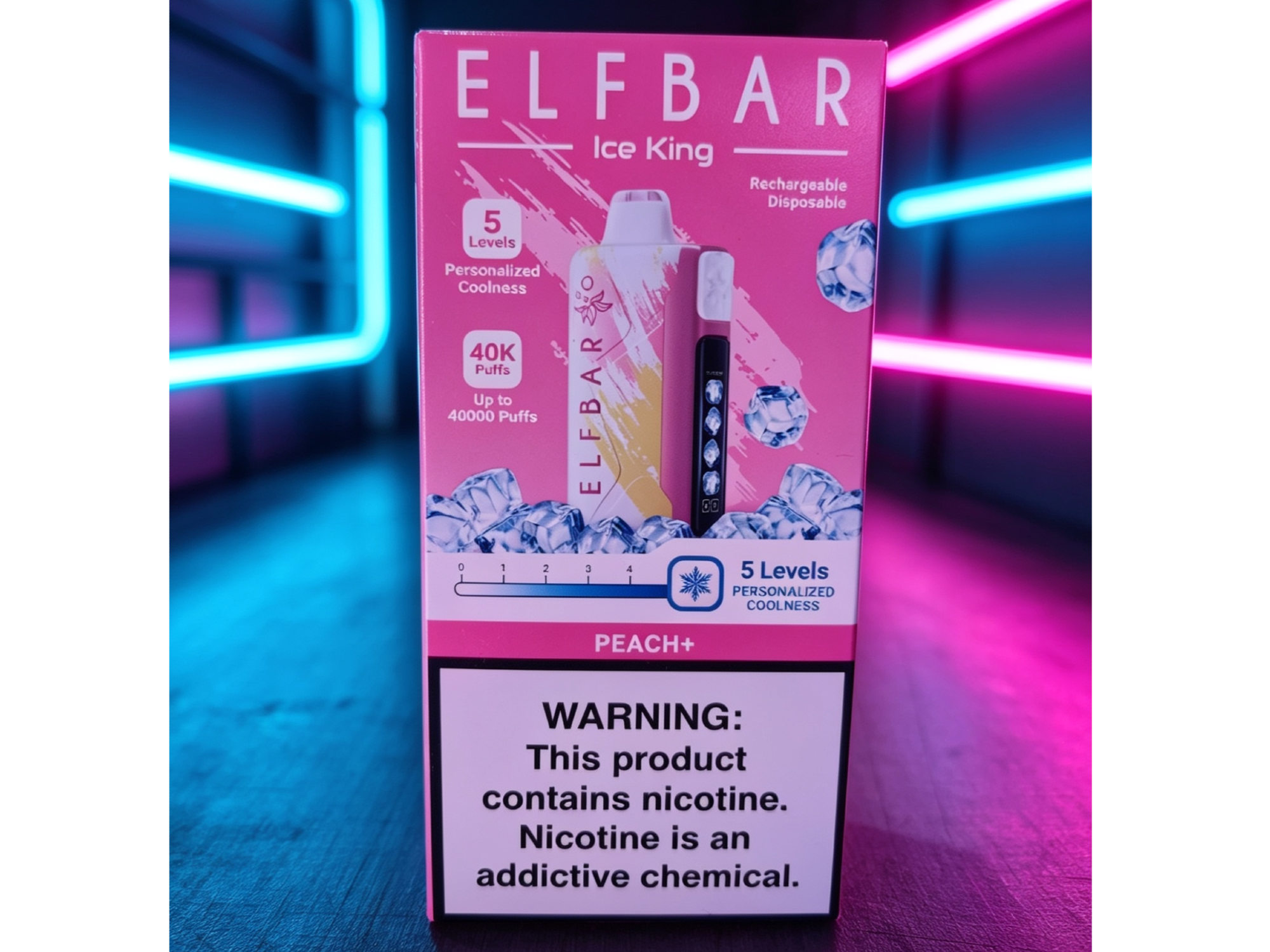 Elfbar 40k Peach+