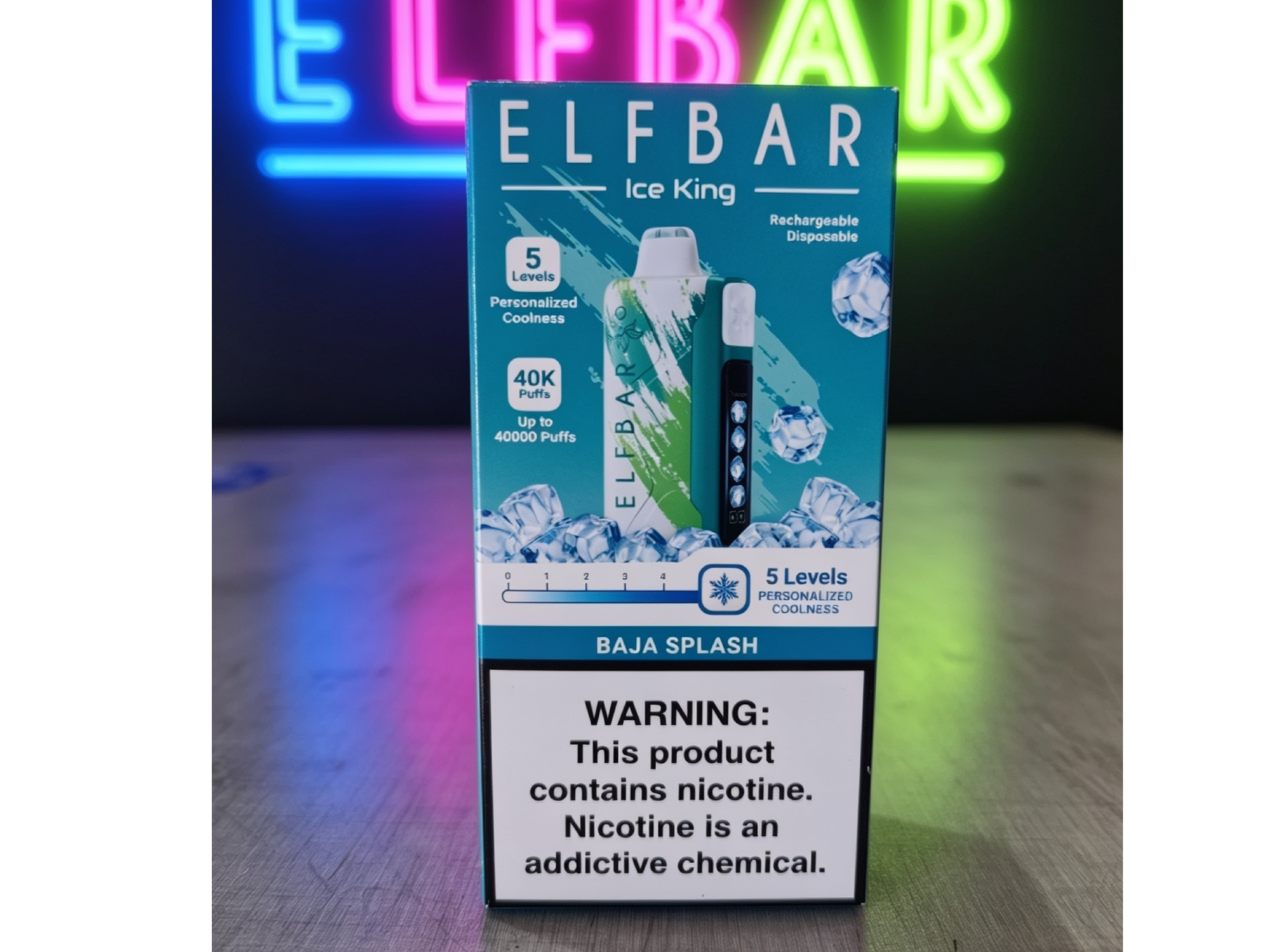 Elfbar 40k Baja splash