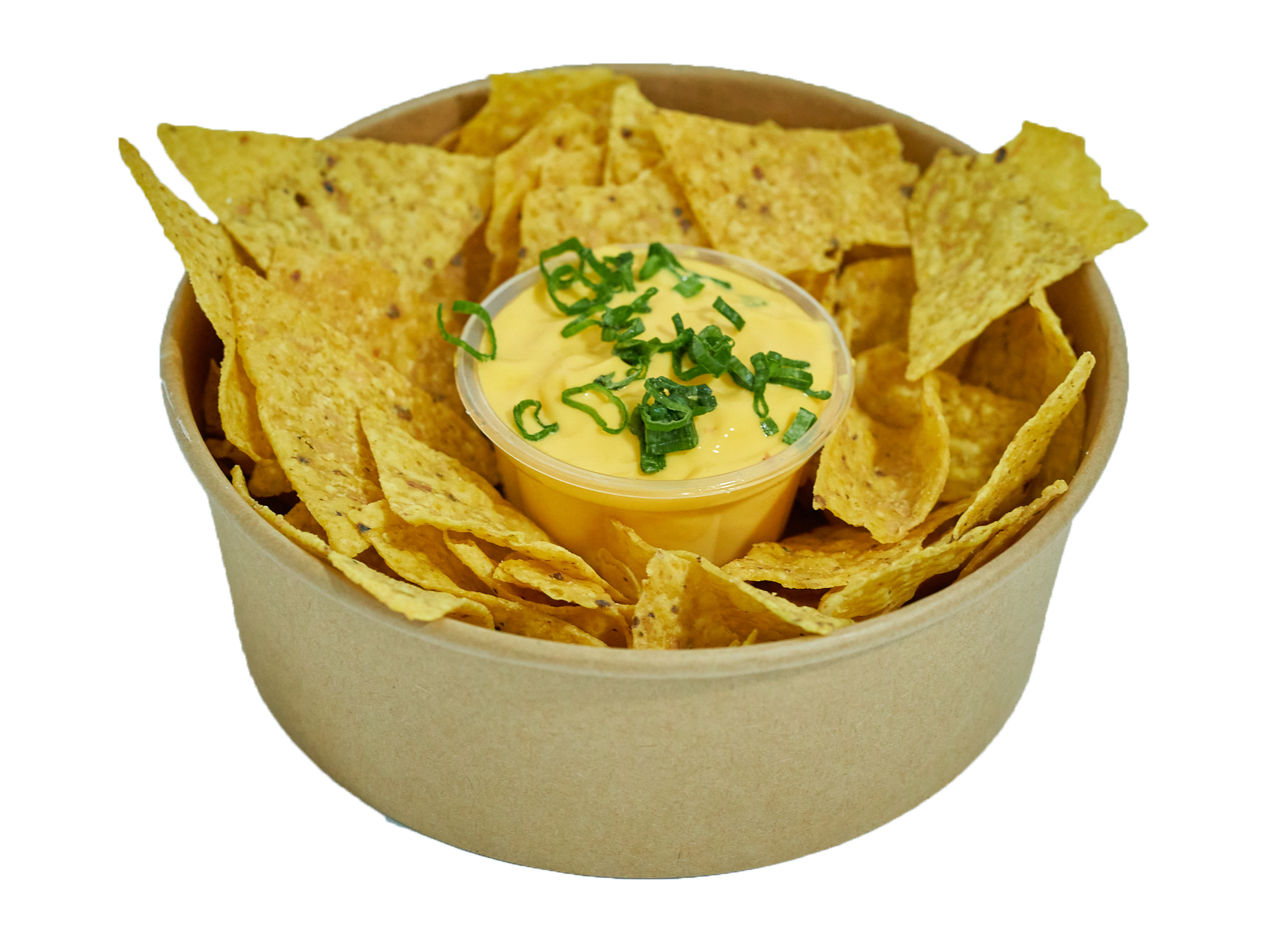 Nachos con Salsa de Queso