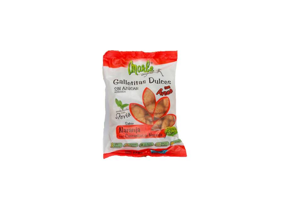 GALLETITAS DULCES SIN AZUCAR (C/STEVIA) NARANJA(Marbe Light)