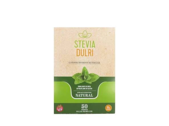 STEVIA EN POLVO SOBRESITOS(Dulri) 50 sobres