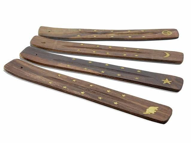 PORTA SAHUMERIOS MADERA(7 chacras)