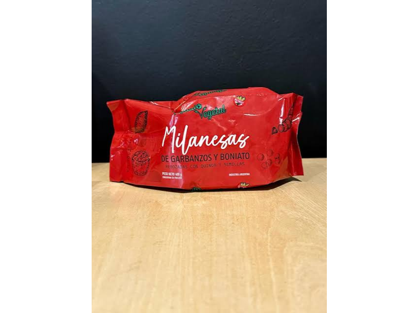 MILANESA DE GARBANZOS Y BONIATOS(Mundo Vegetal)