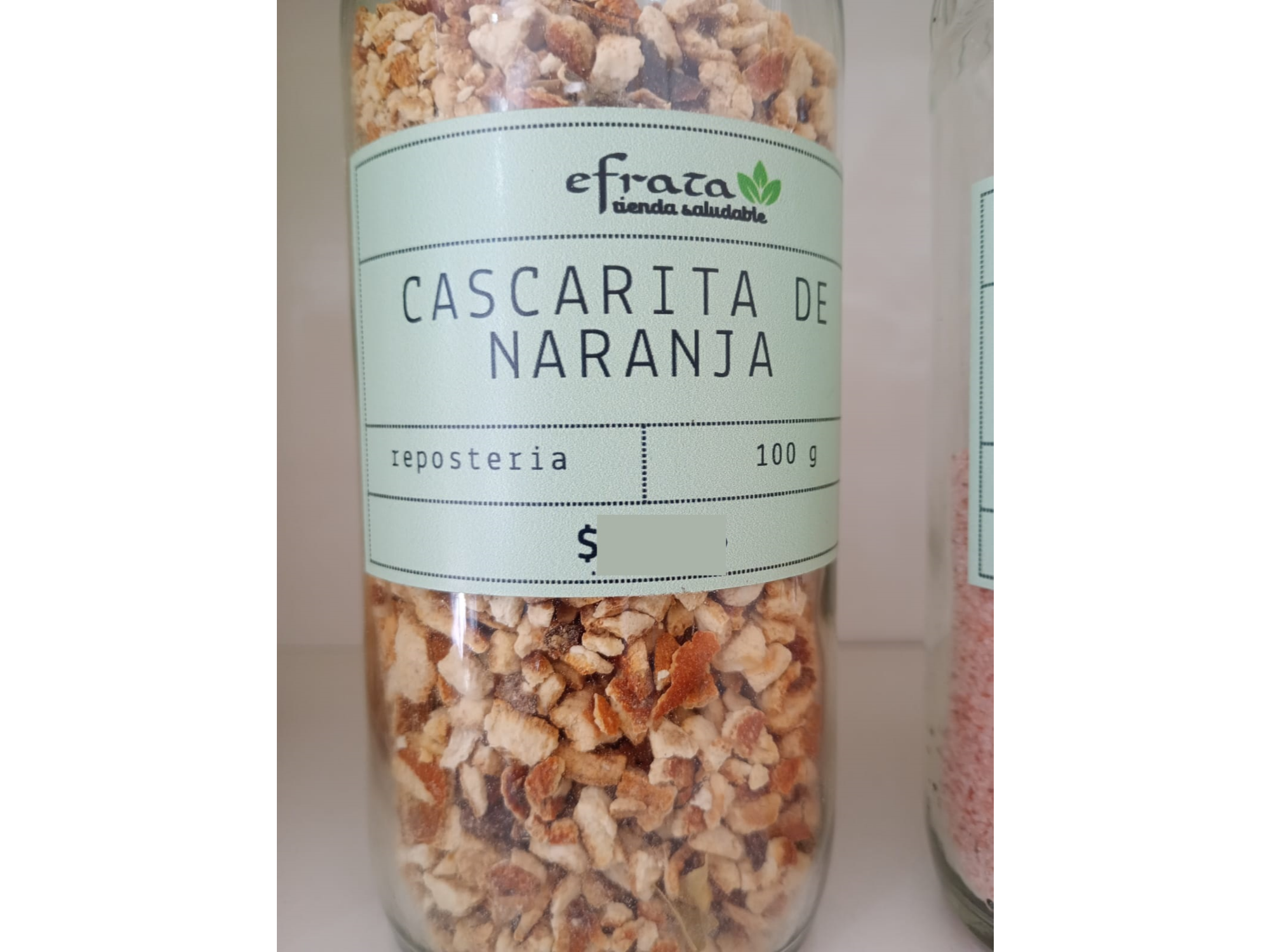 CASCARITAS DE NARANJA DESHIDRATADAS