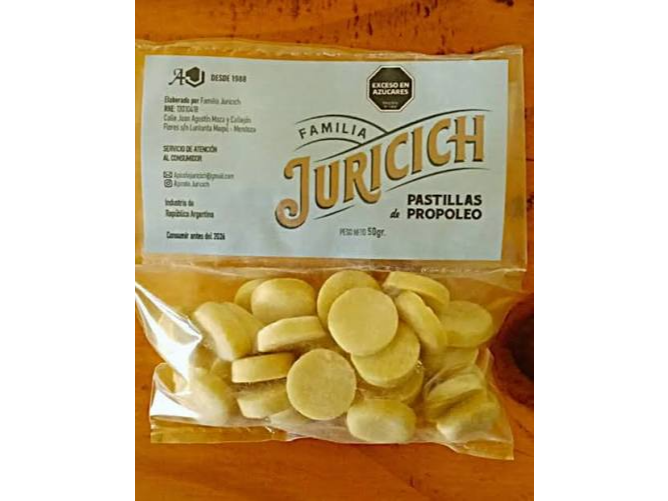 PASTILLAS DE PROPOLEO(Familia Juricich)