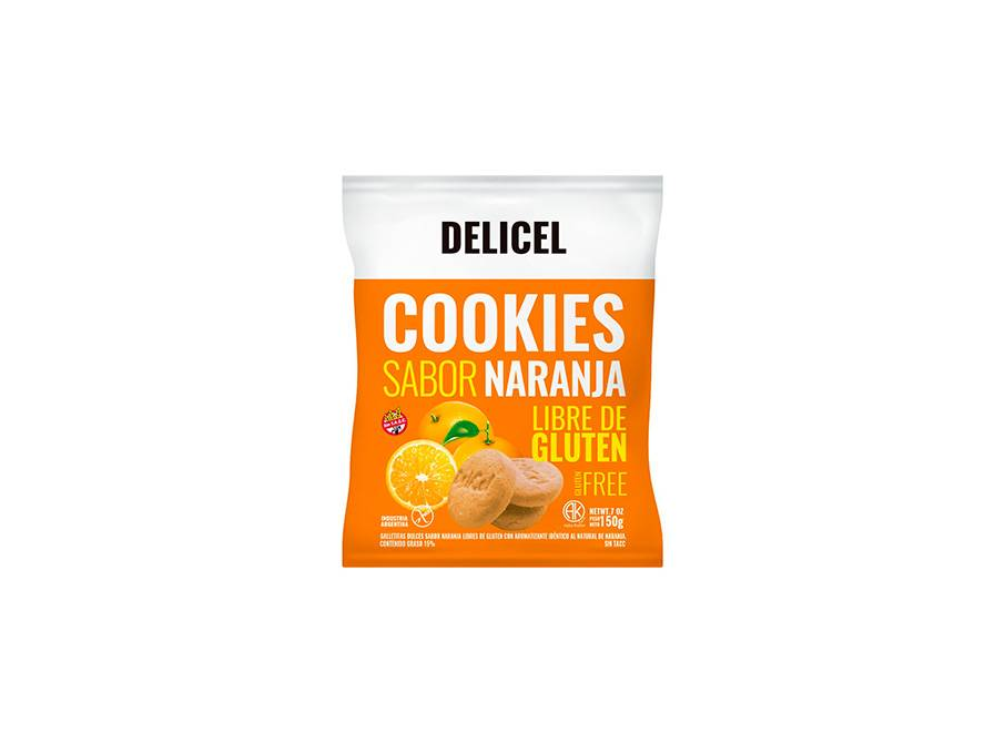 COOKIES NARANJA SIN TACC(DELICEL)