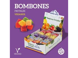 BOMBONES FRUTALES 100% VEGETAL(Cerro Azul)