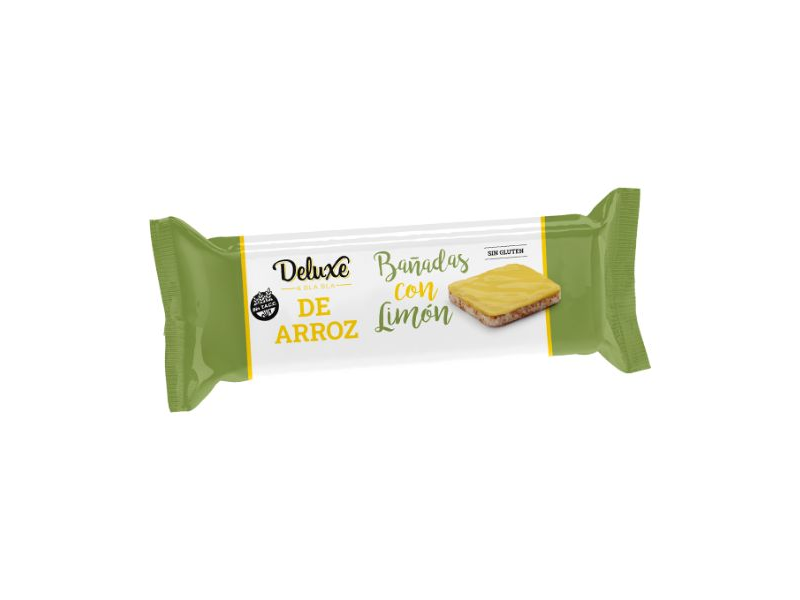 GALLETAS DE ARROZ BAÑADA YOGURT DE LIMON(Deluxe)