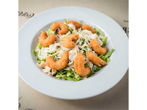Caesar con Langostinos
