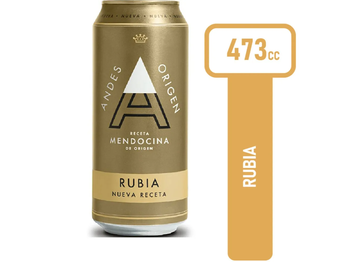 Cerveza Andes Rubia 473 ml.