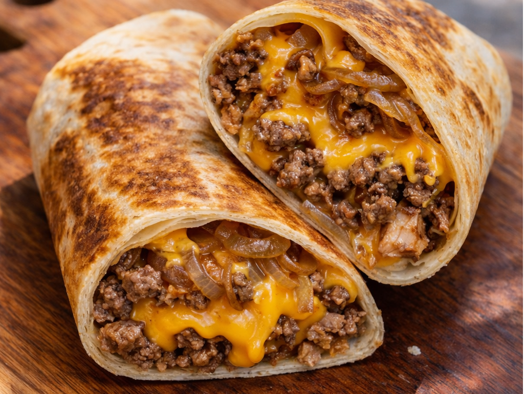 Wrap Cheese Burguer