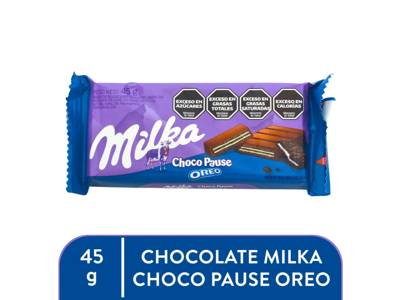 Chocolate Pause Milka Oreo 45g