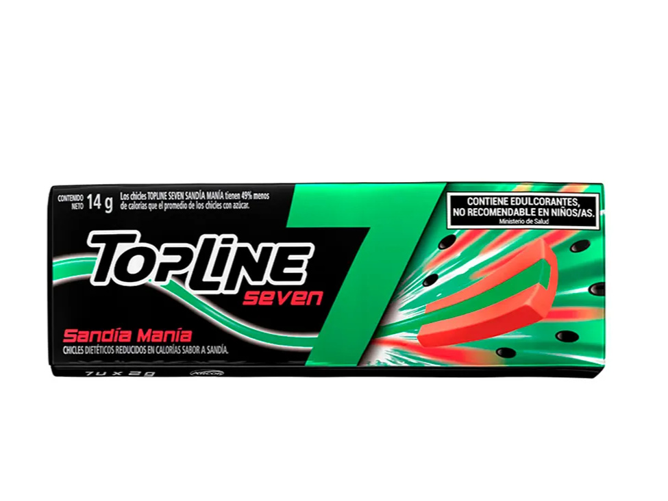 Chicles Topline Seven Sandía Manía 14gr